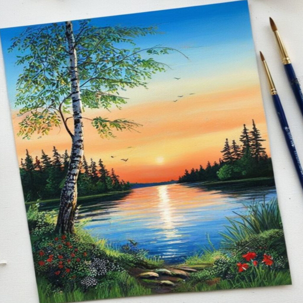 Acrylic Canvas Painting service