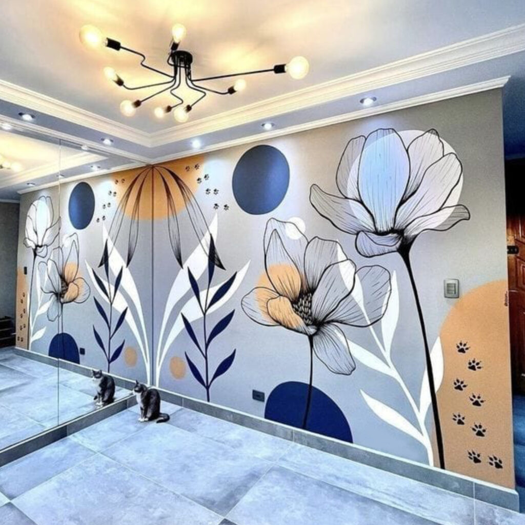 2D interior wall art painting service