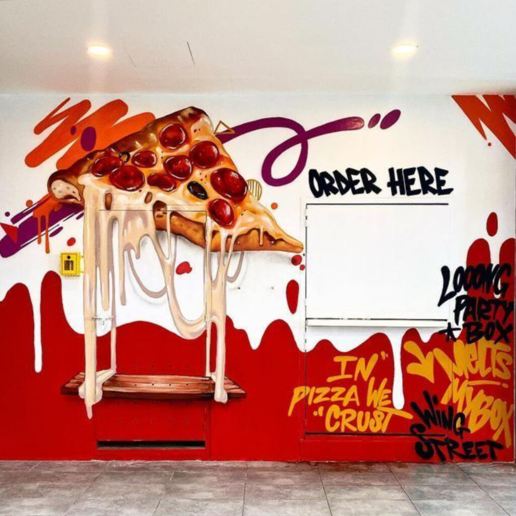 Cafe & Bar wall painting service