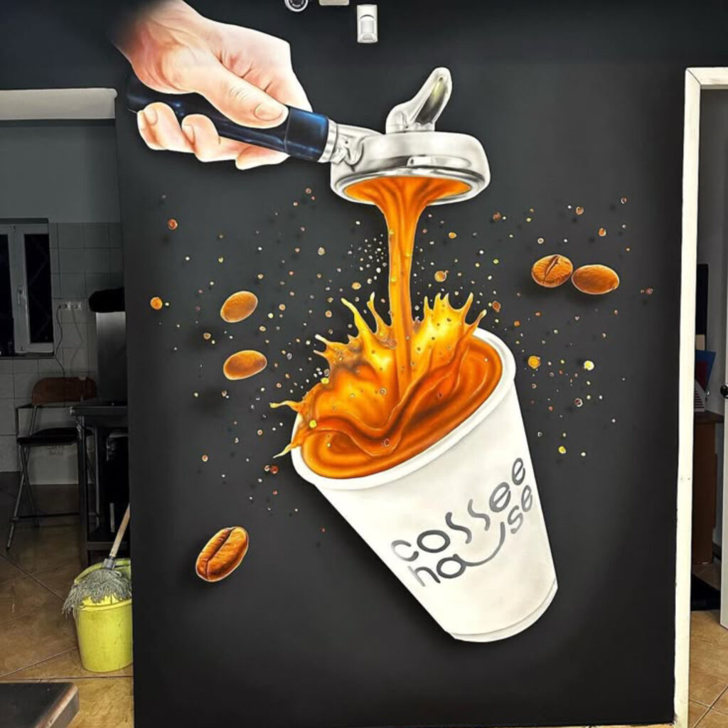 Cafe & Bar wall painting service