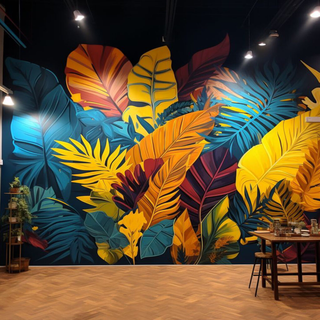 Cafe & Bar wall painting service